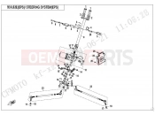CFMOTO 2021 ATV CFORCE 1000 (CF1000ATR) STEERING SYSTEM(EPS) - F10-2-B-V2