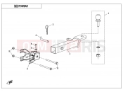 CFMOTO 2021 ATV CFORCE 1000 (CF1000ATR) TOWBAR(PIN CONNECTION) - F40-V2