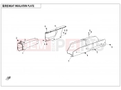 CFMOTO CFORCE 1000 (CF1000ATR) HEAT INSULATION PLATE - F02-2
