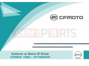CFMOTO CFORCE 1000 (CF1000ATR) OWNER\'S MANUAL(TURKEY) - F38-C