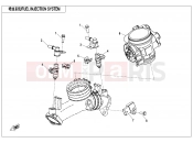 CFMOTO CFORCE 1000 (CF1000ATR) FUEL INJECTION SYSTEM(NO FUEL VAPORIZATION SYSTEM) - E17-A