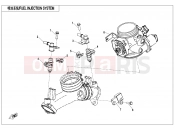 CFMOTO CFORCE 1000 (CF1000ATR) FUEL INJECTION SYSTEM(FOR FUEL VAPORIZATION SYSTEM) - E17-B