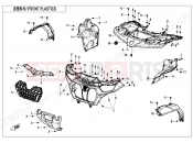 CFMOTO CFORCE 1000 (CF1000ATR-2) FRONT PLASTICS - F04-1