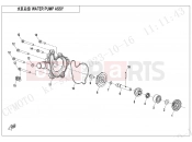 CFMOTO CFORCE 1000 (CF1000ATR-2) WATER PUMP ASSY - E08