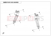 CFMOTO CFORCE 1000 (CF1000ATR-2) FRONT SHOCK ABSORBER(GAS,YuAn) - F05-2-A