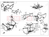 CFMOTO CFORCE 1000 (CF1000ATR-2 [WITHOUT ABS] ) MIDDLE PLASTICS - F04-3-V1