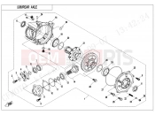 CFMOTO CFORCE 1000 (CF1000ATR-2 [WITHOUT ABS] ) REAR AXLE(NO DIFFERENTIAL) - F33-B