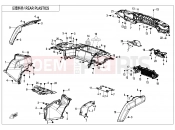CFMOTO CFORCE 1000 (CF1000ATR-2A) REAR PLASTICS - F04-4