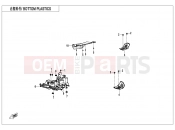 CFMOTO CFORCE 1000 (CF1000ATR-2A) BOTTOM PLASTICS(OVERLAND) - F04-5