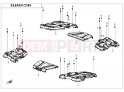 CFMOTO CFORCE 1000 (CF1000ATR-2A) RACK COVER(SINGLE BOX) - F14-A-2