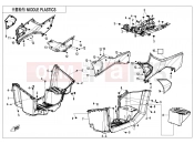 CFMOTO 2025 ATV CFORCE 1000 (CF1000ATR-3) MIDDLE PLASTICS(MUD) - F04-3