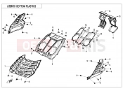 CFMOTO 2025 ATV CFORCE 1000 (CF1000ATR-3) BOTTOM PLASTICS(MUD) - F04-6