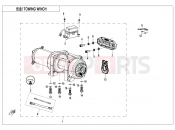 CFMOTO 2025 ATV CFORCE 1000 (CF1000ATR-3) TOWING WINCH(WITHOUT WINCH CONTROL SWITCH) - F15-2-B