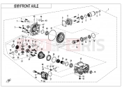 CFMOTO 2025 ATV CFORCE 1000 (CF1000ATR-3) FRONT AXLE - F31