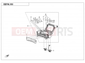 CFMOTO 2025 ATV CFORCE 1000 (CF1000ATR-3) TAIL BOX(MUD) - F80-5