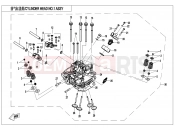 CFMOTO 2025 ATV CFORCE 1000 (CF1000ATR-3) CYLINDER HEAD NO.1 ASSY - E02-2