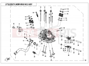 CFMOTO 2025 ATV CFORCE 1000 (CF1000ATR-3) CYLINDER HEAD NO.2 ASSY - E02-6