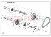 CFMOTO 2025 ATV CFORCE 1000 (CF1000ATR-3) CVT ASSY - E05-A-V1