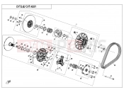 CFMOTO 2025 ATV CFORCE 1000 (CF1000ATR-3) CVT ASSY - E05-A-V2