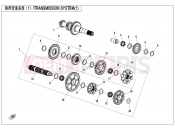 CFMOTO 2025 ATV CFORCE 1000 (CF1000ATR-3) TRANSMISSION SYSTEM(1) - E06-1