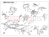 CFMOTO 2018 ATV CFORCE 1000 (CF1000AU) FRONT PLASTICS-TIMBER CAMO - F04-2-B