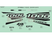 CFMOTO CFORCE 1000 (CF1000AU) DECAL(TRUE TIMBER CAMO) - F19-1-C