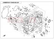 CFMOTO CFORCE 1000 (CF1000AU) RIGHT CRANKCASE ASSY - E01-2-V2