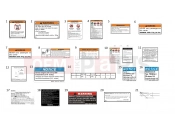 CFMOTO CFORCE 1000 (CF1000AU) DECAL WARNING(NA) - F19-2-B-V1