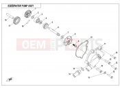 CFMOTO CFORCE 1000 (CF1000AU) WATER PUMP ASSY. - E08