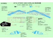 CFMOTO CFORCE 1000 (CF1000AU) DECAL,2021,NA(GRANITE RIDGE) - F19-1-E