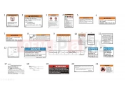 CFMOTO CFORCE 1000 (CF1000AU) DECAL WARNING(NA) - F19-2-B-V2