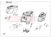 CFMOTO CFORCE 1000 (CF1000AU) TAIL BOX(OVERLAND,THREE BOXES) - F80-5-B-V2