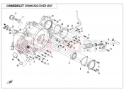CFMOTO CFORCE 1000 (CF1000AU) LEFT CRANKCASE COVER ASSY - E01-4-V1