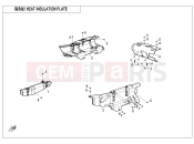 CFMOTO CFORCE 1000 (CF1000AU-2) HEAT INSULATION PLATE - F02-2