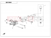 CFMOTO CFORCE 1000 (CF1000AU-2) TOWBAR(BOLT CONNECTION) - F40-B