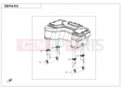 CFMOTO CFORCE 1000 (CF1000AU-2) TAIL BOX(OVERLAND,SINGLE BOXE) - F80-5-A