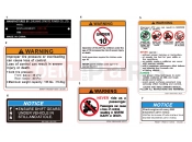 CFMOTO CFORCE 110 (CF110AY10) WARNING DECAL(INTERNATIONAL) - F19-1-B-V1