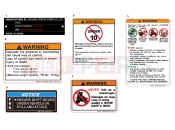 CFMOTO CFORCE 110 (CF110AY10) WARNING DECAL(INTERNATIONAL) - F19-1-B-V2
