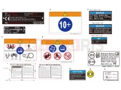 CFMOTO CFORCE 110 (CF110AY10) WARNING DECAL(CE@^CN) - F19-1-A-V4