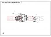 CFMOTO CFORCE 110 (CF110AY10-2) ENGINE MOUNTING PARTS - F00
