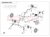 CFMOTO CFORCE 110 (CF110AY10-2) BRAKE SYSTEM(CAM ADJUSTMENT) - F08-A