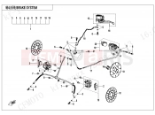 CFMOTO CFORCE 110 (CF110AY10-2) BRAKE SYSTEM(BOLT ADJUSTMENT) - F08-B