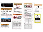 CFMOTO CFORCE 110 (CF110AY10-2) WARNING DECAL(INTERNATIONAL) - F19-1-B-V2