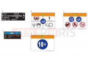 CFMOTO CFORCE 110 (CF110AY10-2) WARNING DECAL(CN) - F19-1-D