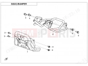 CFMOTO CFORCE 110 (CF110AY10-2) BUMPER(BOLT REGULATING) - F23-B