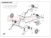 CFMOTO CFORCE 110 (CF110AY10-2) BRAKE SYSTEM(BOLT ADJUSTMENT) - F08-B