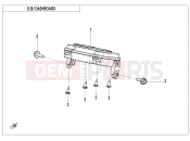 CFMOTO CFORCE 110 (CF110AY10-2) DASHBOARD - F17
