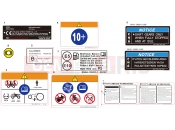 CFMOTO CFORCE 110 (CF110AY10-2) WARNING DECAL(CE) - F19-1-A-V2