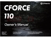 CFMOTO CFORCE 110 (CF110AY10-2) OWNER\'S MANUAL(NA) - F38-D