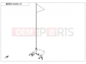 CFMOTO CFORCE 110 (CF110AY10-2) FLAGPOLE KIT - F80
